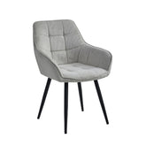 Chaise de salle à manger Oriana - Beige tissé